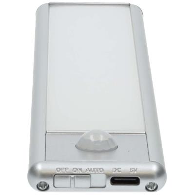 NEDIS skříňové světlo/ 3000 K/ 110 lm/ světelný senzor/ provozní doba 10 h/ napájení z baterie/ 5 V DC/ USB-C/ kabel 30