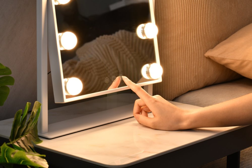 IMMAX LED stolní kosmetické zrcadlo MUST HAVE na přísavku, 12W, CCT, teplá až studená bílá