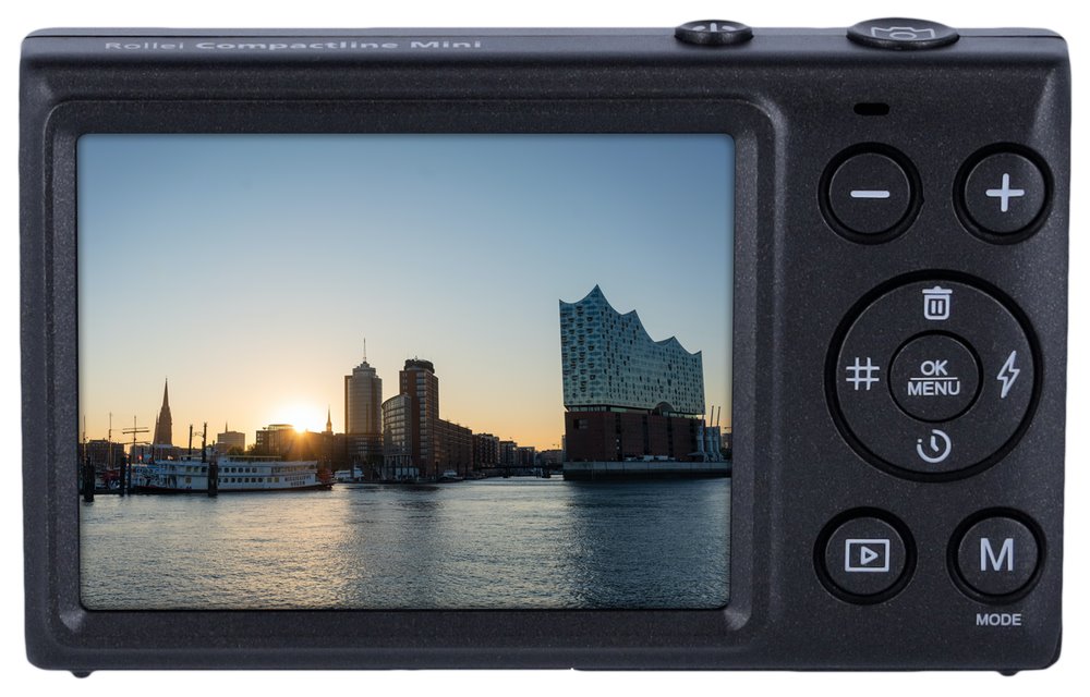Rollei Compactline Mini/ 64 MPix/ 18x digital zoom/ 2,8 LCD/ 4K video/ Černý