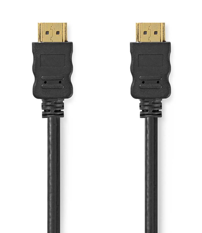 NEDIS High Speed HDMI 2.0 kabel s ethernetem/ 4K@60Hz/ zlacené konektory HDMI-HDMI/ černý/ bulk/ 3m