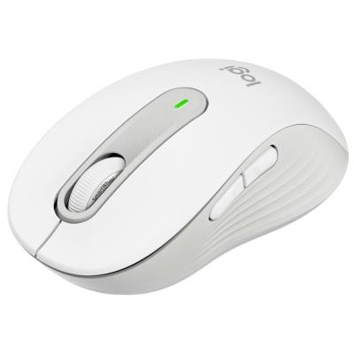Logitech myš Signature M650 for Business/Kancelářská/Laserová/Pro praváky/4 000DPI/Bezdrátová USB + BT/ bílá