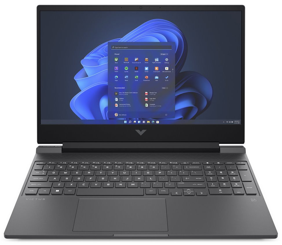 HP VICTUS 15-fb0031nc/ Ryzen 5 5600H/ 16GB DDR4/ 512GB SSD/ RTX 3050 4GB/ 15,6"FHD,matný/ W11H/ šedý