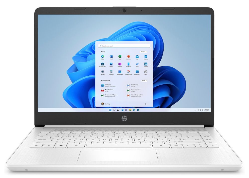 HP 14s-dq0030nc/ Celeron N4120/ 4GB DDR4/ 128GB SSD/ Intel UHD/ 14"HD,matný/ W11HS/ bílý