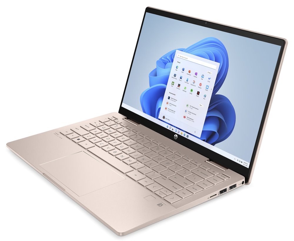 HP Pavilion x360 14-ek1011nc/ i3-1315U/ 8GB DDR4/ 512GB SSD/ Intel UHD Graphics/ 14"FHD,touch/ W11H/ zlatý