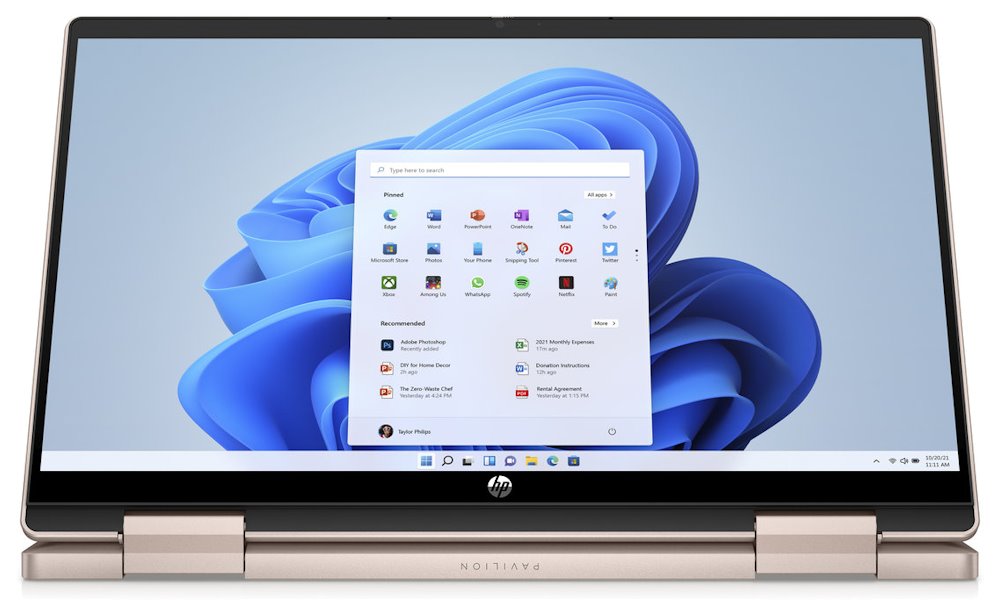 HP Pavilion x360 14-ek1011nc/ i3-1315U/ 8GB DDR4/ 512GB SSD/ Intel UHD Graphics/ 14"FHD,touch/ W11H/ zlatý