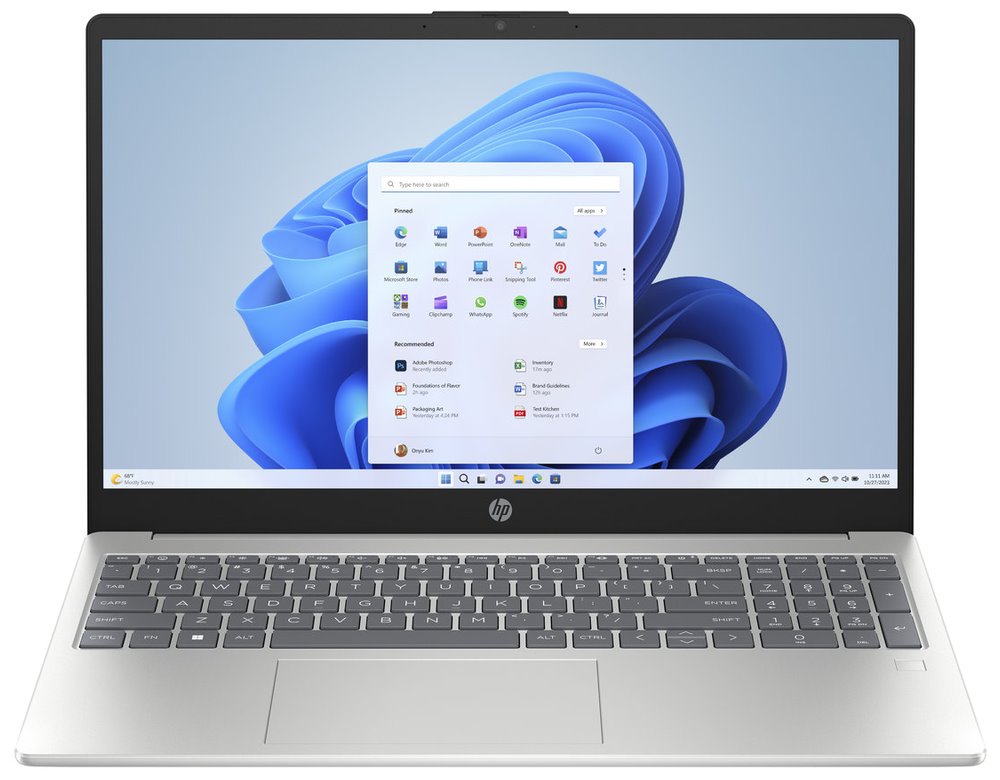 HP 15-fd1020nc/ Core 5-120U/ 16GB DDR4/ 1TB SSD/ Intel Graphics/ 15,6"FHD,matný/ W11H/ stříbrný