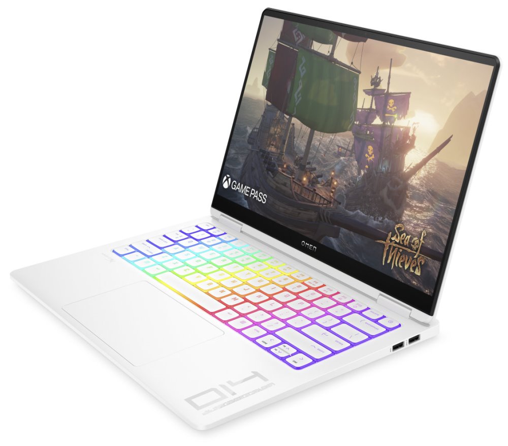 HP OMEN Transcend 14-fb0001nc/ Ultra 9-185H/ 32GB DDR5/ 1TB SSD/ RTX 4060 8GB/ 14"2.8K,OLED/ W11H/ bílý