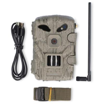 NEDIS 4G/LTE fotopast/ video 1080p@30fps/ obraz 2Mpix CMOS/ IP66/ černá IR/ noční vidění/ PIR senzor/ detekce 20m/ LCD