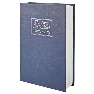 NEDIS trezor v podobě knihy/ zámek/ 2 klíče/ objem 1,6 L/ ABS/ocel/ černý