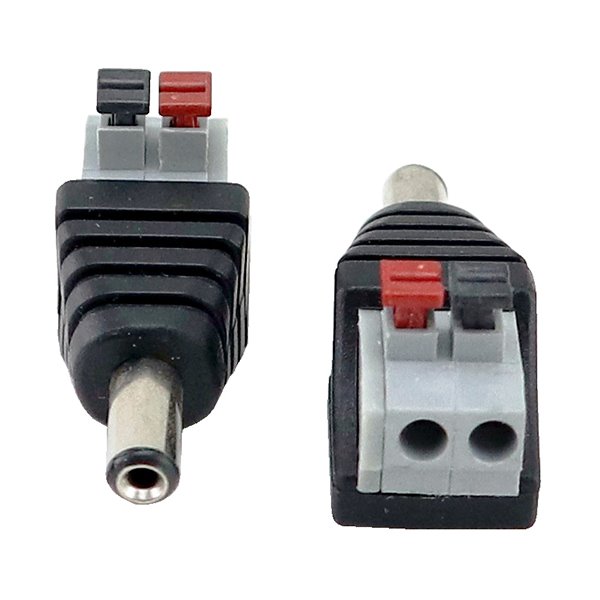 XtendLan Napájecí redukce jack/svorkovnice - JACK 5,5/2,1mm (k zařízení) na rychlosvorku