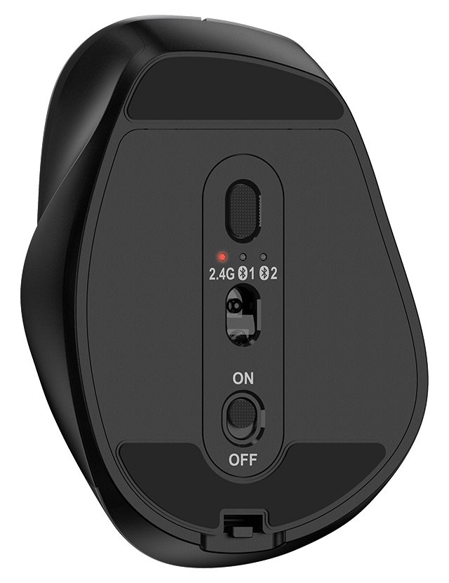 POŠKOZENÝ OBAL - GENIUS Ergo 9000S Black/ duální Bluetooth + 2,4GHz/ 2400 dpi/ bezdrátová/ tichá/ černá