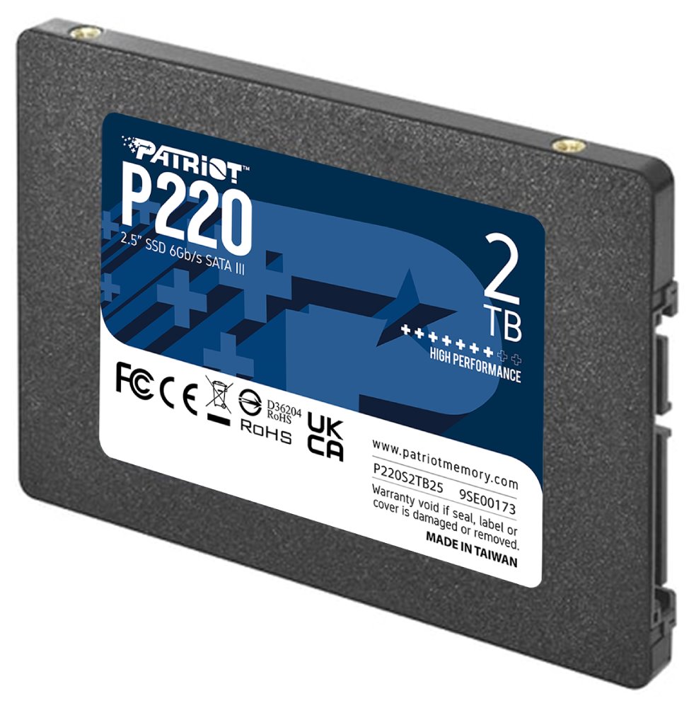 PATRIOT P220 2TB SSD / Interní / 2,5" / SATA 6Gb/s /