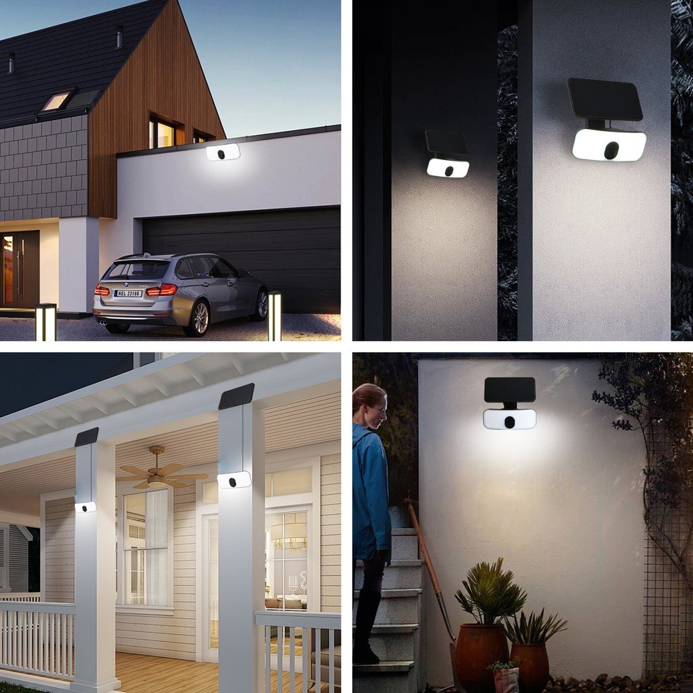 IMMAX SunBoard venkovní solární LED osvětlení, s externím solárním panelem 13W, IP65