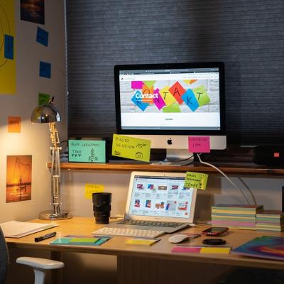 SYMBIO elektrostatické poznámkové bločky Symbionotes/ 70x100 mm/ MIX 4 barev/ 100 pack