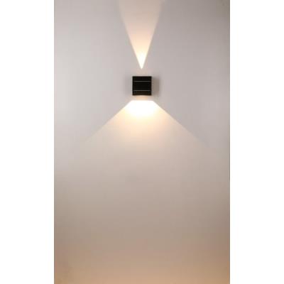 IMMAX EFFECT venkovní nástěnné solární LED osvětlení, 4000K, 2 světelné efekty, 2W