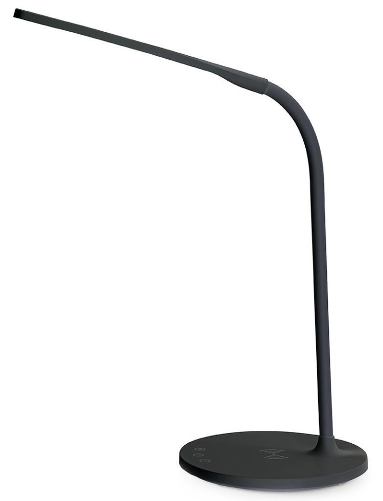 NEDIS LED lampička/ Qi nabíjení/ 15 W/ 100-240V/ přirozená, studená, teplá bílá/ stmívatelná/ 350lm/ 2700 - 6500K/ černá