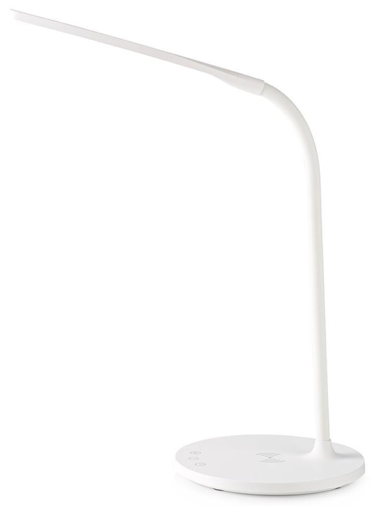 NEDIS LED lampička/ Qi nabíjení/ 15 W/ 100-240V/ přirozená, studená, teplá bílá/ stmívatelná/ 350lm/ 2700 - 6500K/ bílá
