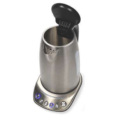 NEDIS Wi-Fi chytrá rychlovarná konvice/ objem 1,7 l/ 70,80,90,100 °C/ otáčení o 360/ ukazatel teploty/ Android/iOS/ nere