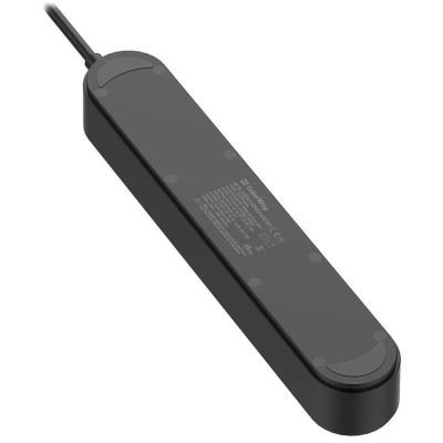 COLORWAY Prodlužovací napájecí přívod/ 4x Schuko/ 3x USB-A / 1x USB-C/ 45W/ Černý/ kabel 2m