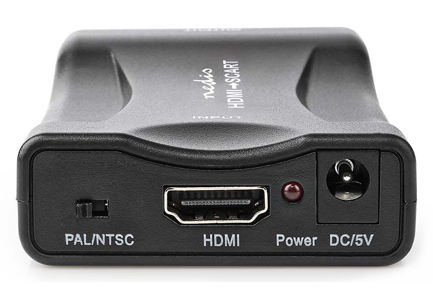 NEDIS převodník/ HDMI na SCART/ 1080p/ s napájecím zdrojem/ černý