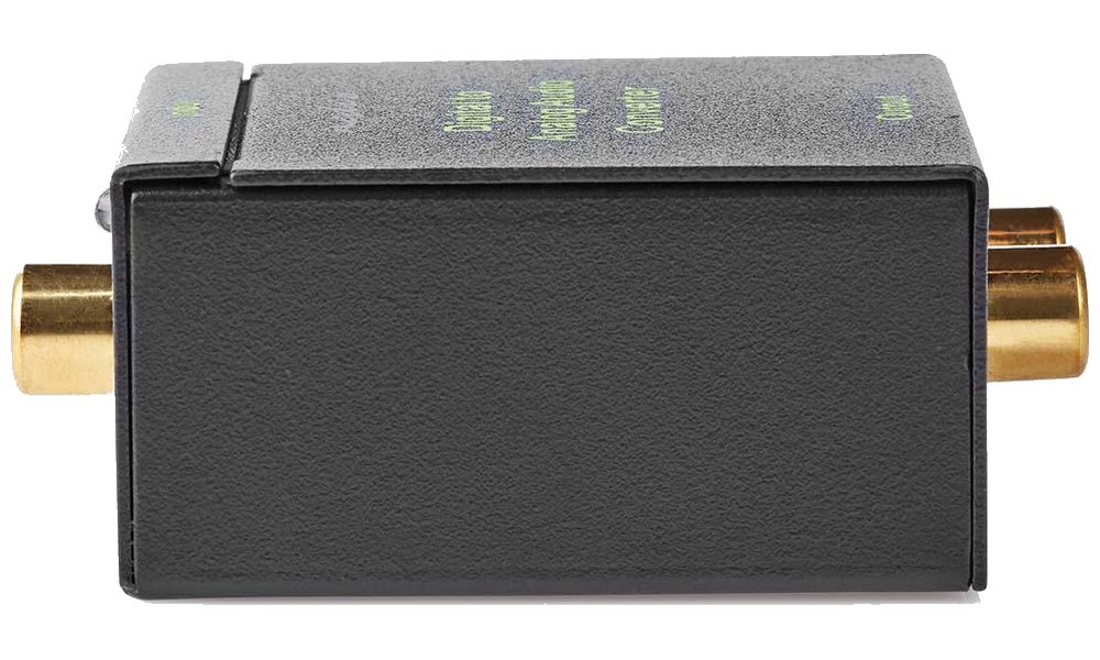 NEDIS digitální audio převodník/ vstup 1x digitální RCA / 1x TosLink/ výstup 1x (2x RCA) / 1x 3,5 mm / černý