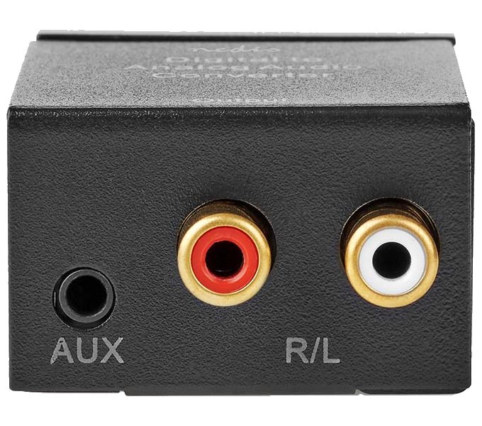 NEDIS digitální audio převodník/ vstup 1x digitální RCA / 1x TosLink/ výstup 1x (2x RCA) / 1x 3,5 mm / černý