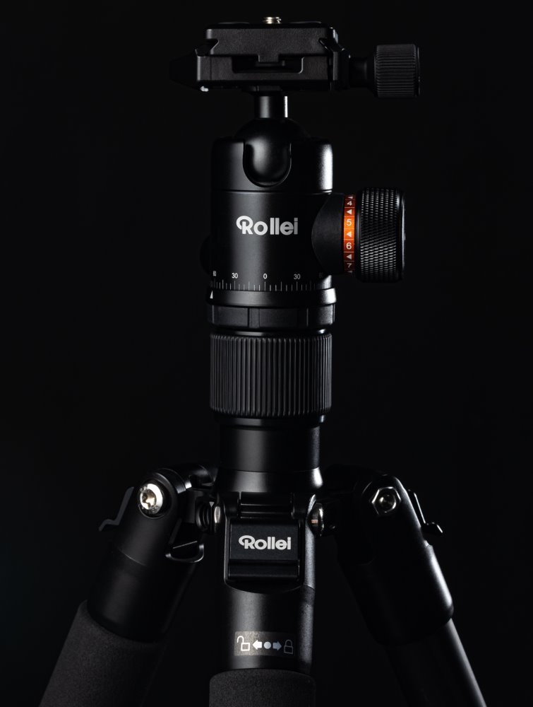 Rollei Stativ C6i Karbon/ Zátěž 12kg/ Vytažený 171,5 cm/ Karbon/ Černý