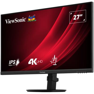ViewSonic VG2708-4K / 27"/ IPS/ 16:9/ 3840x2160/ 4ms/ 360cd/m2/ DP/ HDMI/ PIVOT /výškově nastavitelný