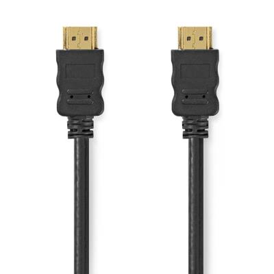 NEDIS High Speed HDMI 2.0 kabel s ethernetem/ 4K@60Hz/ zlacené konektory HDMI-HDMI/ černý/ bulk/ 1,5m