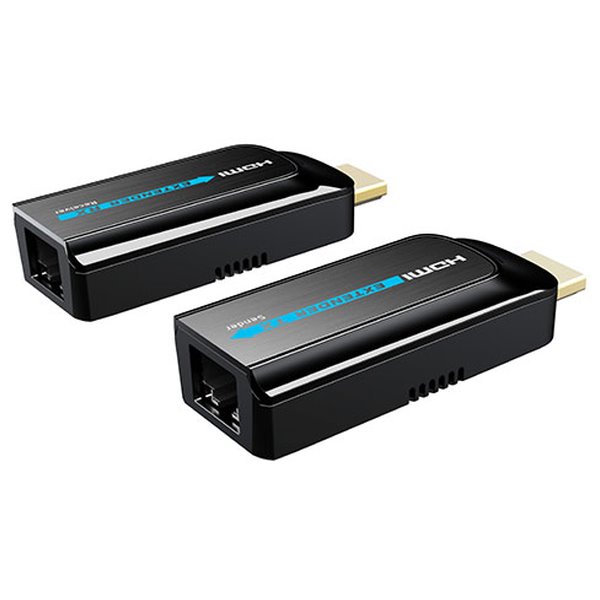 XtendLan CAT6 HDMI extender, vysílač+přijímač, 50m 1080p/i, po jednom CAT6 kabelu