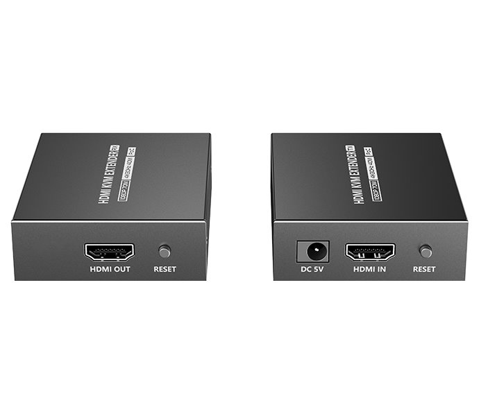 XtendLan CAT6 HDMI extender, vysílač+přijímač, 40m 4k/2k/1080p po jednom CAT6 kabelu, POC, přenos IR a USB (KVM)