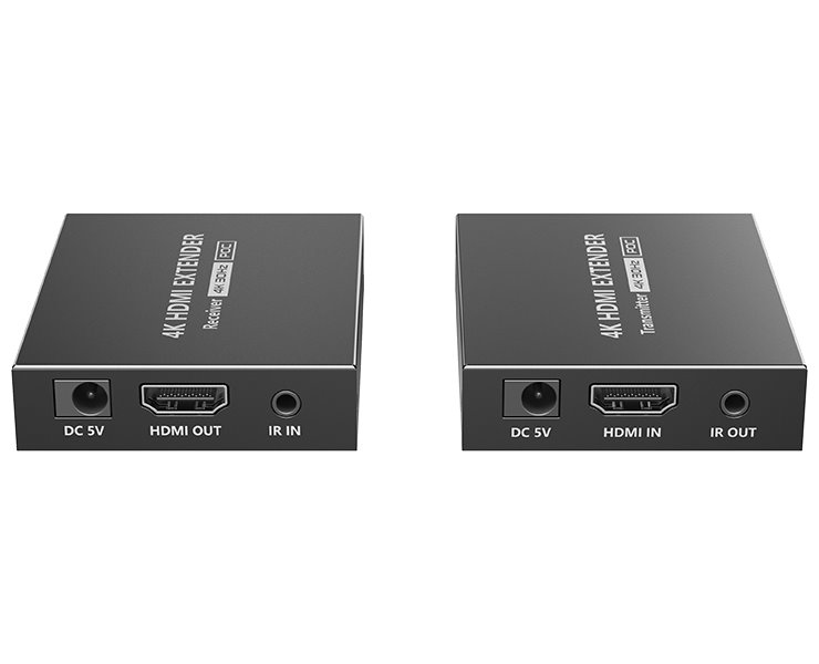 XtendLan CAT6 HDMI extender, vysílač+přijímač, 40m 4k/2k/1080p po jednom CAT6 kabelu, POC, přenos IR