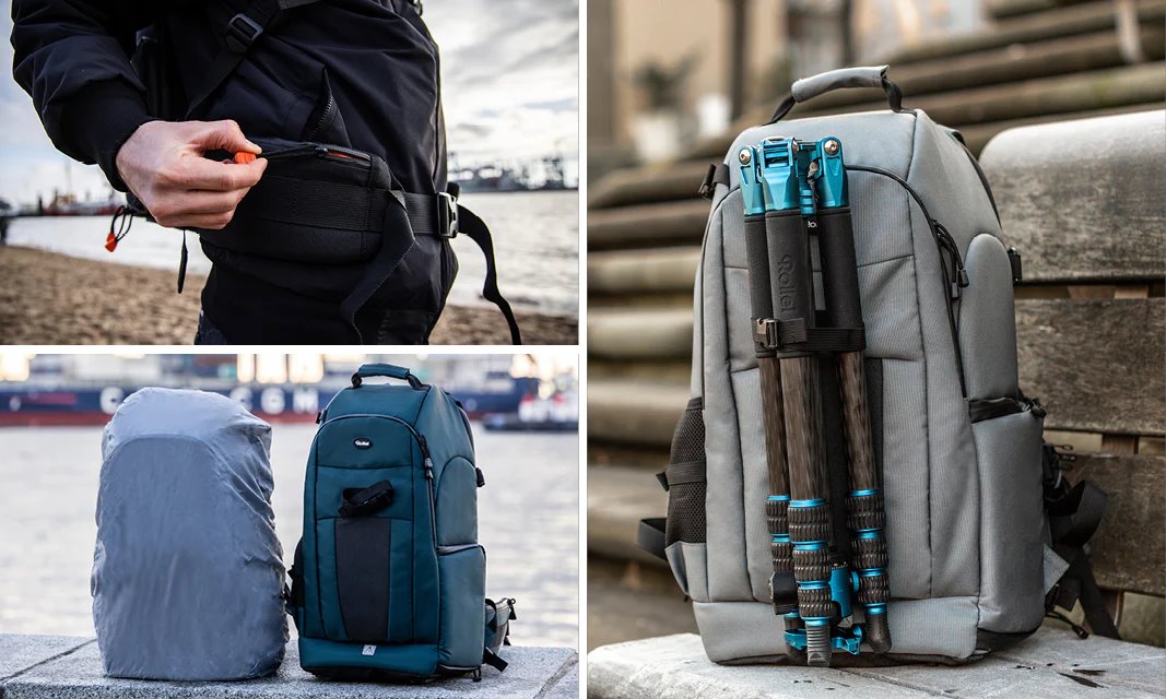 Rollei Fotoliner Ocean L/ batoh na zrcadlovku/ Černý