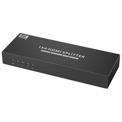 XtendLan HDMI distribucní rozbocovac, 1 vstup / 4 výstupy, 8k@60Hz