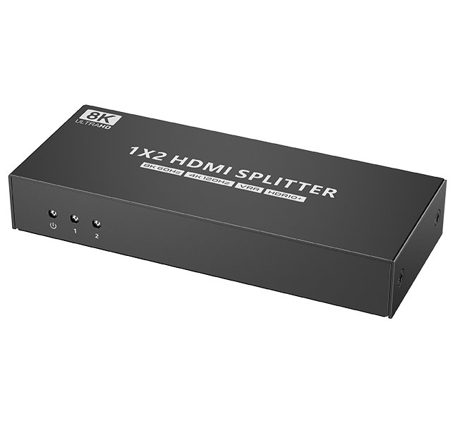 XtendLan HDMI distribucní rozbocovac, 1 vstup / 2 výstupy, 8k@60Hz