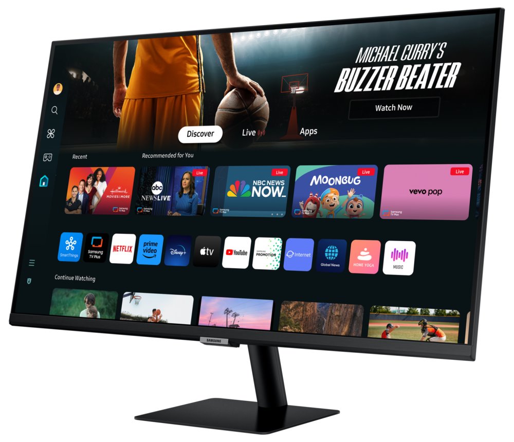 Samsung Smart Monitor M7 32" / M70D / 4K UHD 3840x2160 / 16:9 / VA / 4ms / 60Hz / HDMI/USB/USB-C/WiFi/BT/VESA/Repro