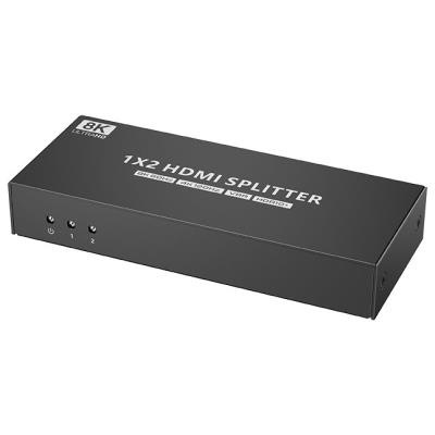 XtendLan HDMI distribucní rozbocovac, 1 vstup / 2 výstupy, 8k@60Hz