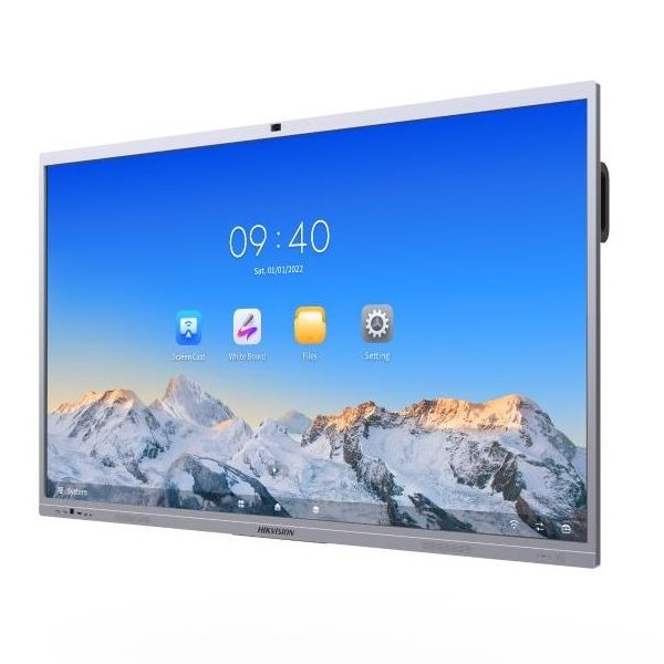 HIKVISION interaktivní dotykový panel 65", 4K,45points,Android 12 OTA to Android 13,8+128GB,8 MP camera, Google apps