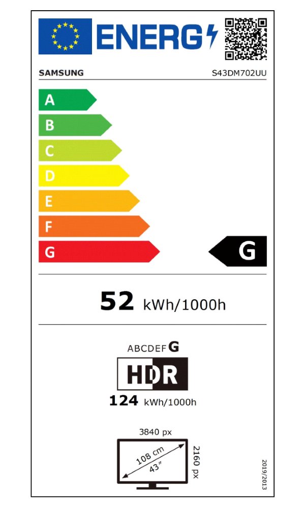 Samsung Smart Monitor M7 43" / M70D / 4K UHD 3840x2160 / 16:9 / VA / 4ms / 60Hz / HDMI/DP/USB/USB-C/WiFi/BT/VESA/Repro