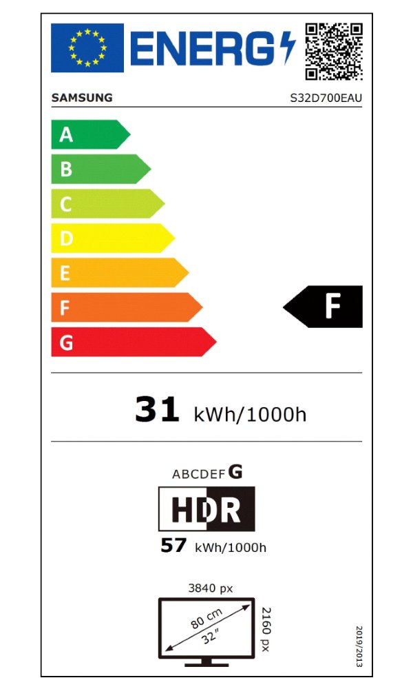 Samsung ViewFinity S7 32" / S70D / 4K UHD 3840x2160 / 16:9 / VA / 5ms / 60Hz / Jack/HDMI/DP/VESA