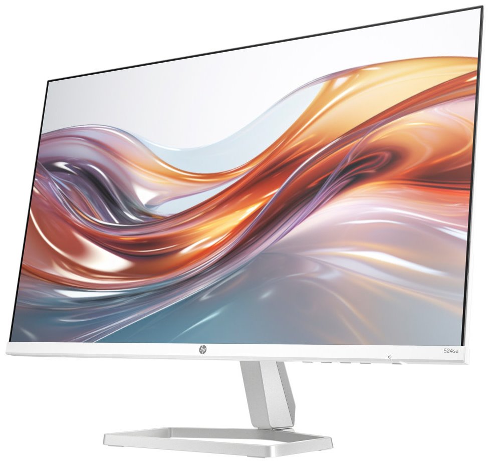 HP 524sa/ 23,8"/ 1920x1080/ IPS/ 5ms/ 300 cd/m2/ 1500:1/  VGA/ HDMI/ jack/ bílo-stříbrný