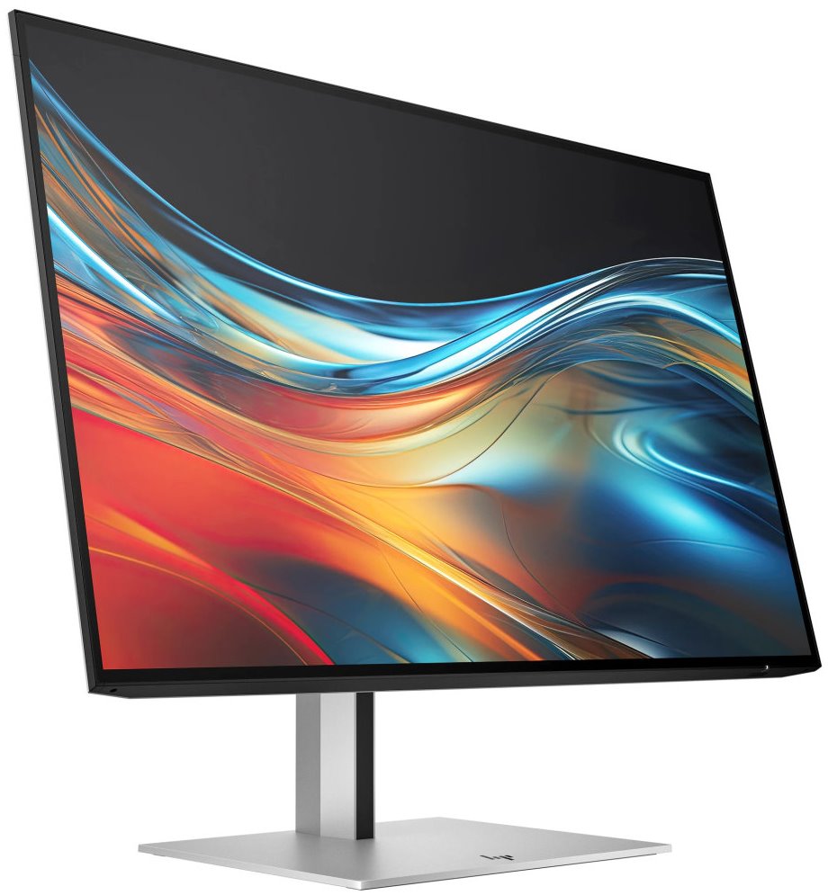 HP 724pn/ 24"/ 1920x1200/ IPS/ 5ms/ 350 cd/m2/ 1500:1/  HDMI/ USB/ DP/ VESA/ PIVOT/ černo-stříbrný