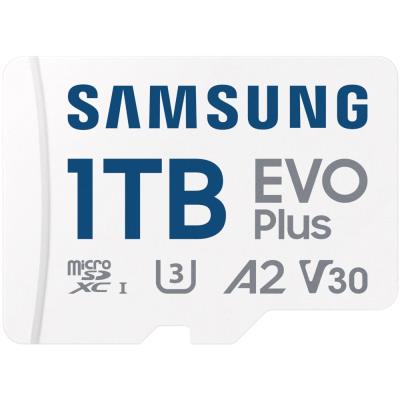 SAMSUNG EVO Plus 2024 MicroSDXC 1TB + SD Adaptér / CL10 UHS-I U3 / A2 / V30