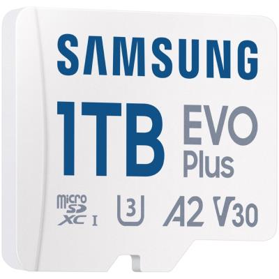 SAMSUNG EVO Plus 2024 MicroSDXC 1TB + SD Adaptér / CL10 UHS-I U3 / A2 / V30