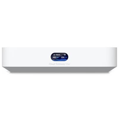 Ubiquiti UniFi Cloud Gateway Max - Router, Full UniFi OS, IPS/IDS, 5x 2.5GbE, 512 GB NVMe SSD