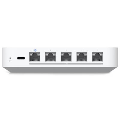 Ubiquiti UniFi Cloud Gateway Max - Router, Full UniFi OS, IPS/IDS, 5x 2.5GbE, 512 GB NVMe SSD