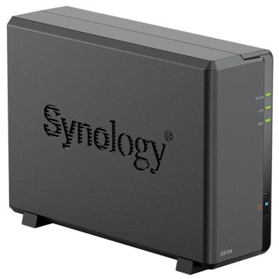 Synology DS124   1x SATA, 1GB RAM, 2x USB 3.0, 1x GbE