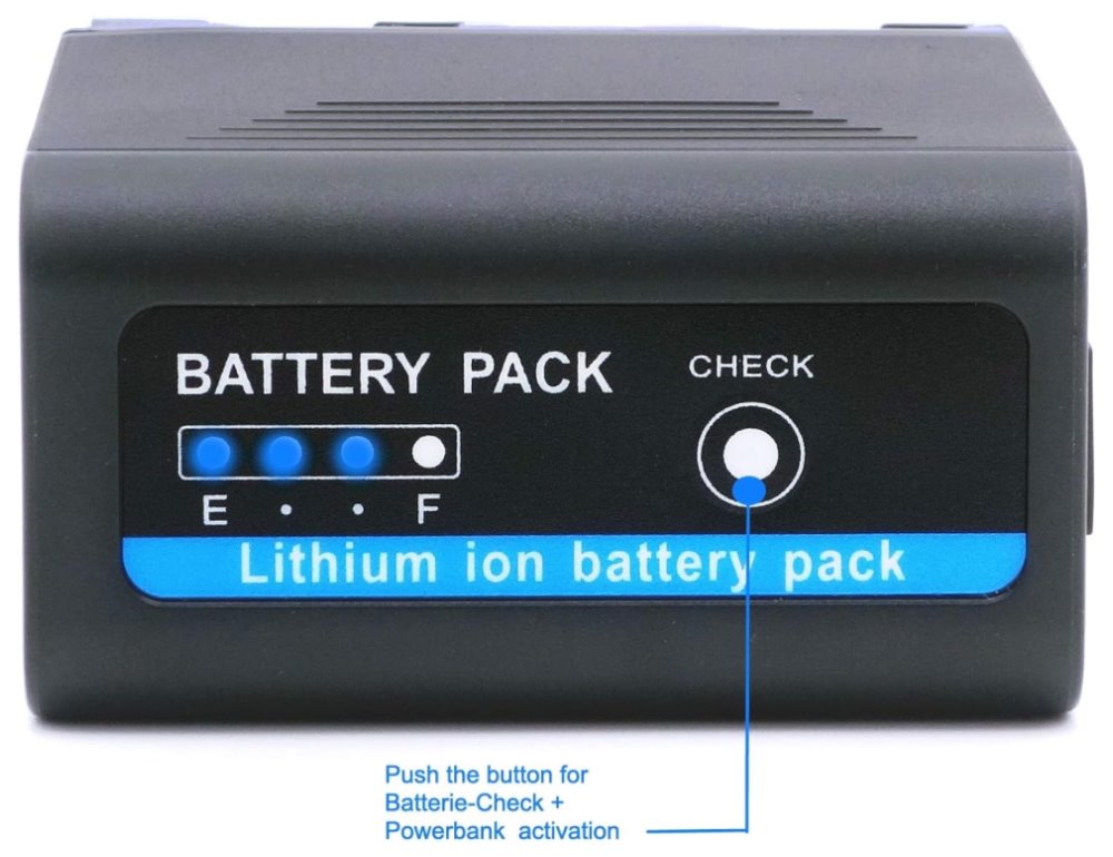 PATONA baterie pro foto Sony NP-F970/F960/F950 10500mAh Li-Ion Platinum USB-C nabíjení s PD20