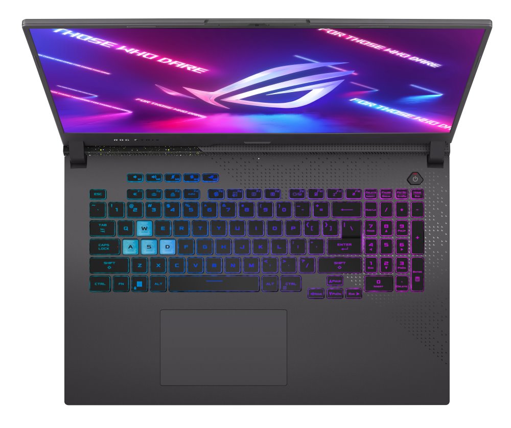 ASUS ROG Strix G17/ Ryzen 9 7845HX/ 32GB/ 1TB/ RTX 4060 8GB/ 17,3"WQHD,matný,240Hz/ W11H/ šedý