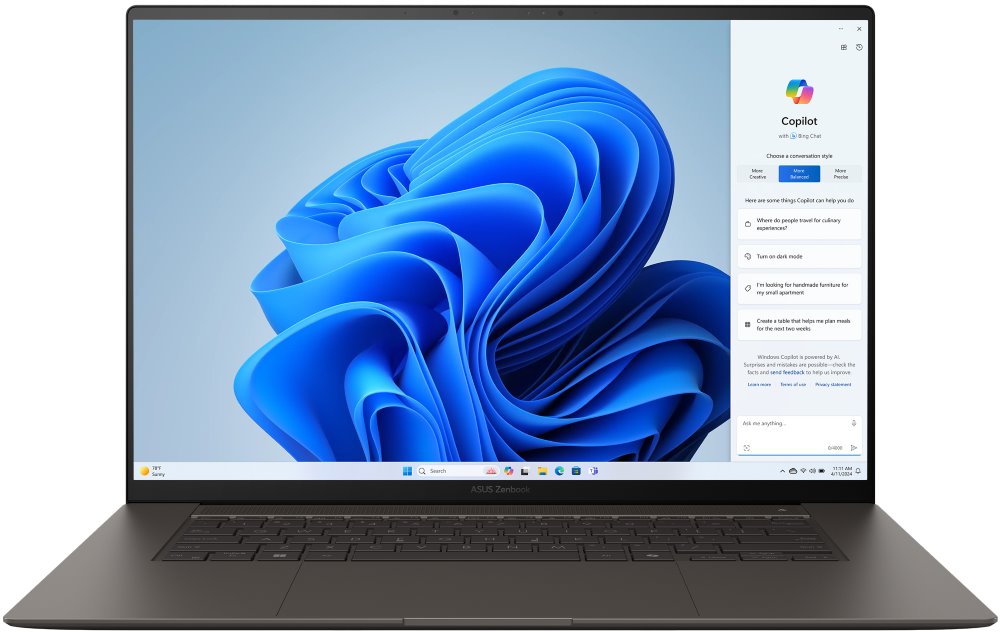 ASUS Zenbook S/ Ryzen AI 9 HX 370/ 32GB/ 2TB SSD/ Radeon™ Graphics/ 16"3K,OLED,touch/ W11P/ šedý